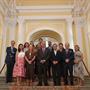 Integrantes de la Escuela en su visita al Palacio del Duque de Uceda (Consejo de Estado)